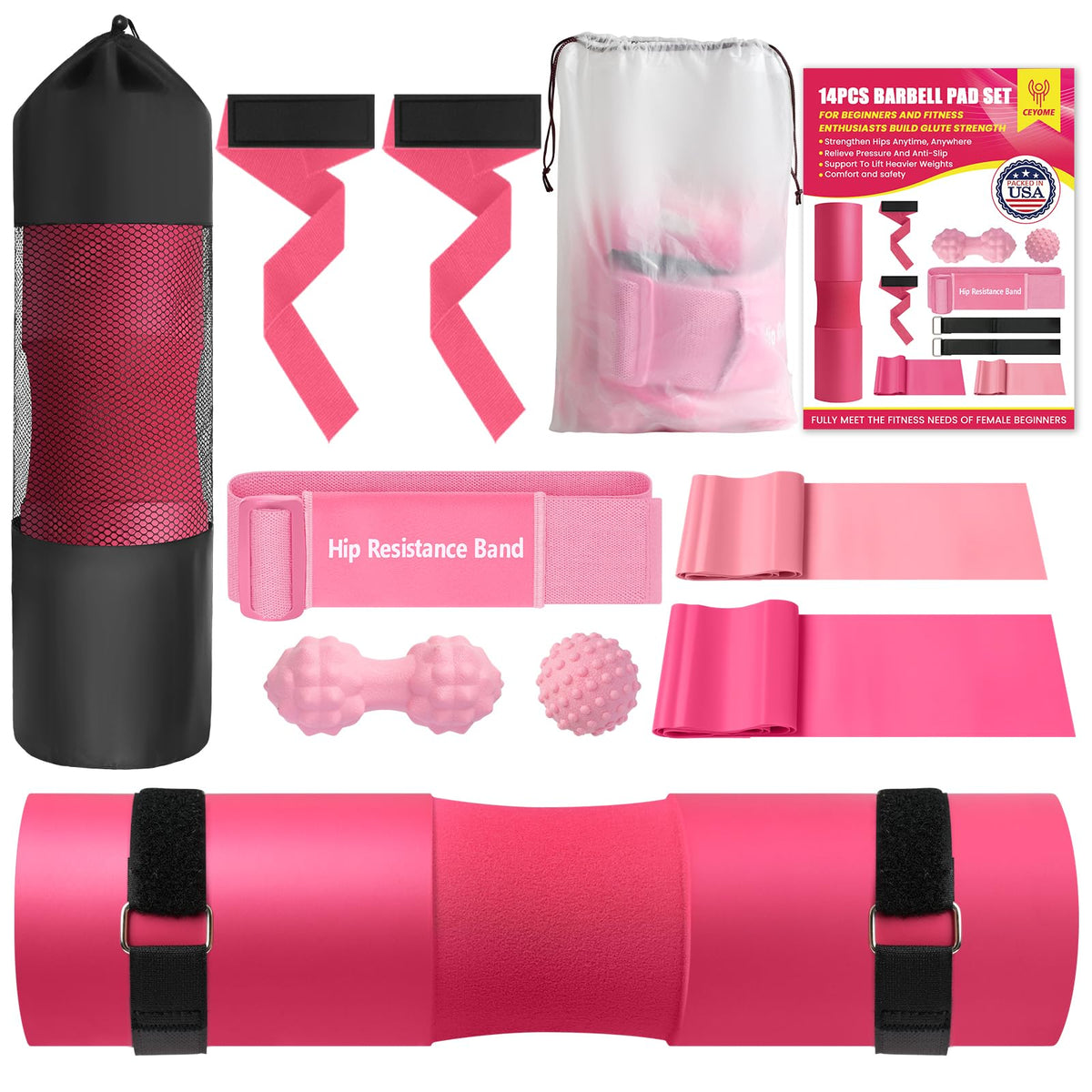 CEYOME Total Gym Accessory Set for Women